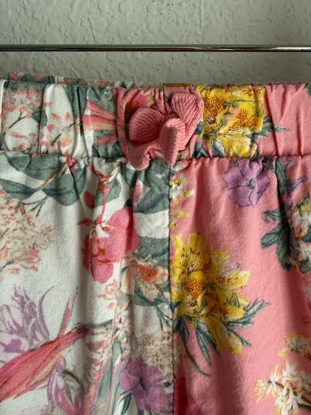 Wonder Nation Split Panel Pull On Floral Shorts girls sz: Med or 7/8